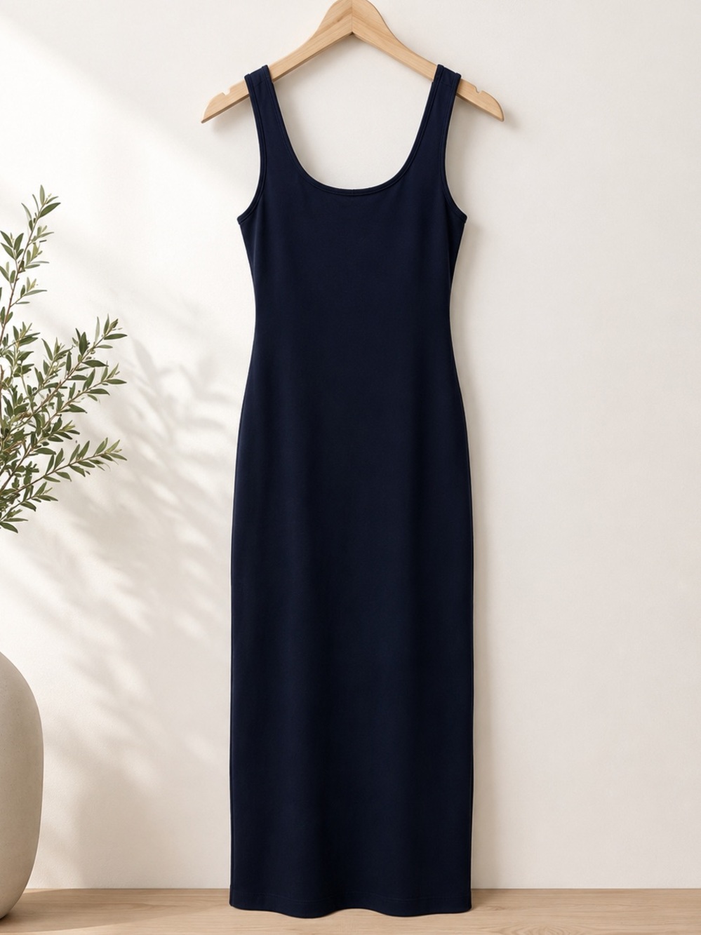 Beautiful Sleeveless Navy Tank Dress [Size Medium]